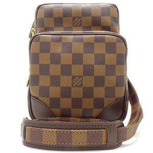 Louis Vuitton Amazon Damier Ebene Shoulder Bag Brown